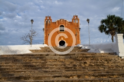 sant elena Church in Yucatan near merida, mexico