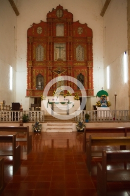 sant elena Church in Yucatan near merida, mexico