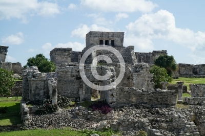 tulum ruins in South mexico in the state of quintana roo